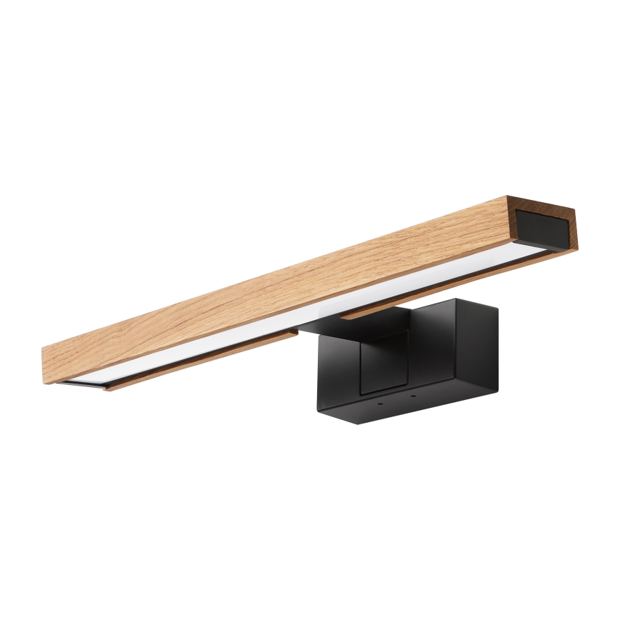 Brilagi - Éclairage LED 3 en 1 pour miroir de salle de bains WOODY MIRROR LED/8W/230V IP44 noir/chêne