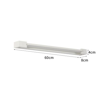 Brilagi - Éclairage LED pour miroir de salle de bains AQUA LINE LED/18W/230V 60 cm IP44 blanc IRC 90