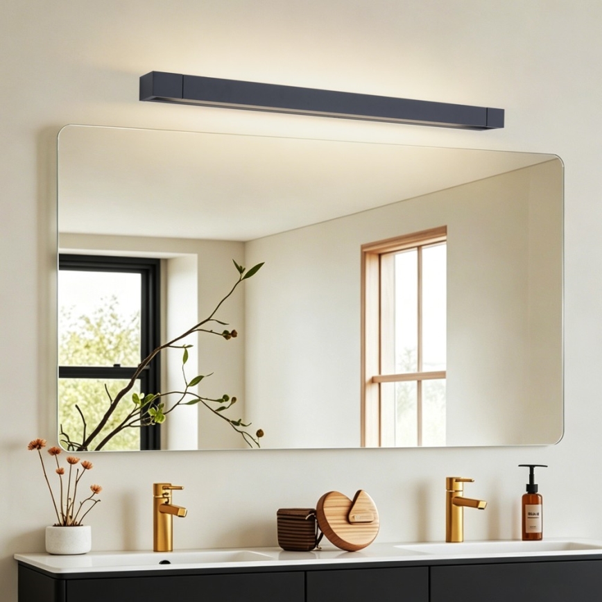 BRILAGI - Éclairage LED pour miroir de salle de bains AQUA LINE LED/20W/230V 80 cm IP44 noir IRC 90