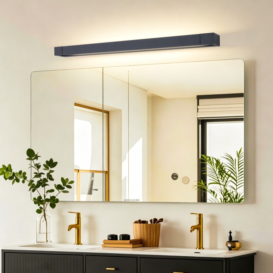 BRILAGI - Éclairage LED pour miroir de salle de bains AQUA LINE LED/20W/230V 80 cm IP44 noir IRC 90