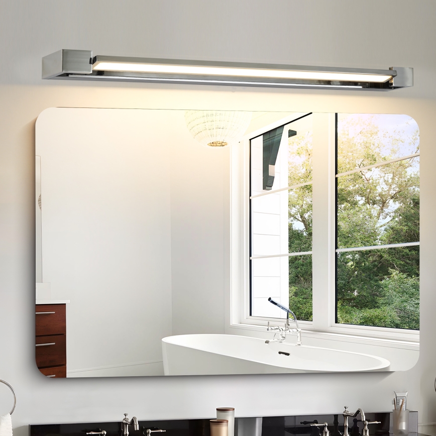 Brilagi - Éclairage LED pour miroir de salle de bains AQUA LINE LED/24W/230V 90 cm IP44 finition chromée brillante IRC 90