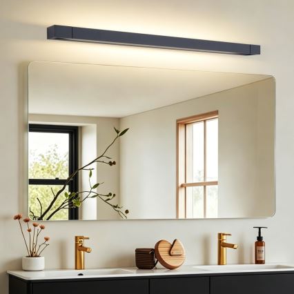 BRILAGI - Éclairage LED pour miroir de salle de bains AQUA LINE LED/28W/230V 100 cm IP44 noir IRC 90