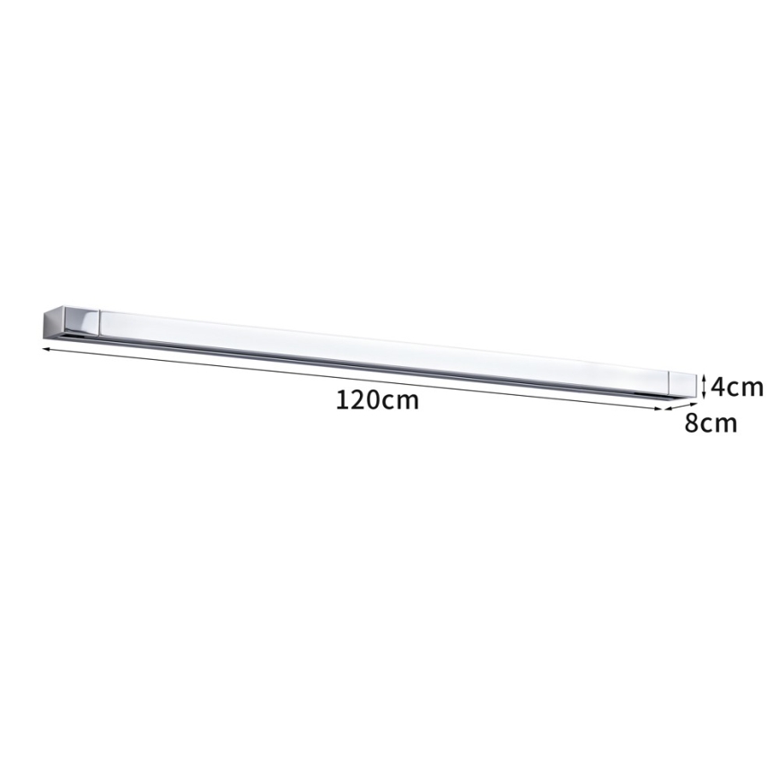 BRILAGI - Éclairage LED pour miroir de salle de bains AQUA LINE LED/36W/230V 120 cm IP44 chrome brillant IRC 90