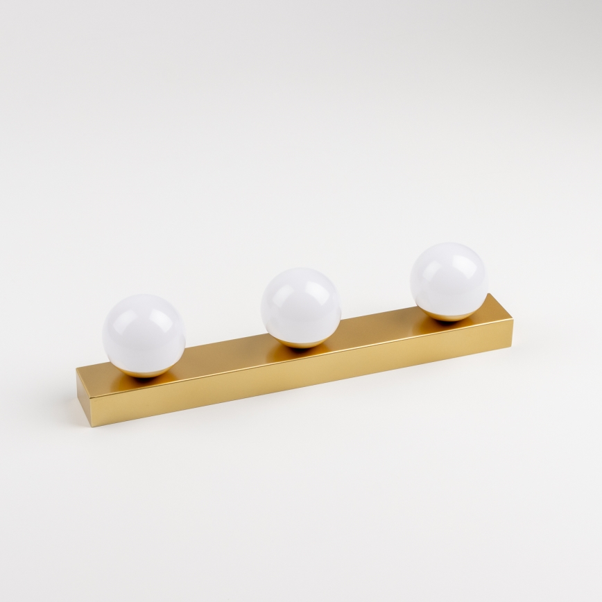 Brilagi - Éclairage LED pour miroir de salle de bains HOLLYWOOD 3xLED/3W/230V 39 cm IP44 doré
