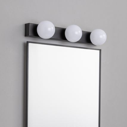 Brilagi - Éclairage LED pour miroir de salle de bains HOLLYWOOD 3xLED/3W/230V 39 cm IP44 noir