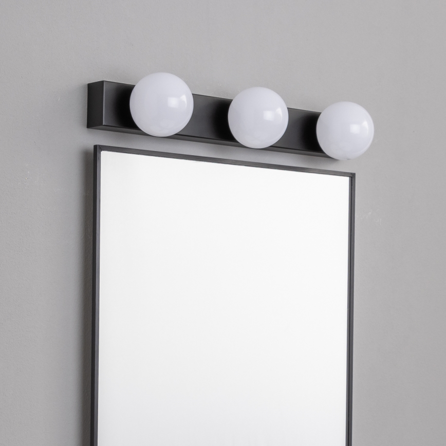 Brilagi - Éclairage LED pour miroir de salle de bains HOLLYWOOD 3xLED/3W/230V 39 cm IP44 noir