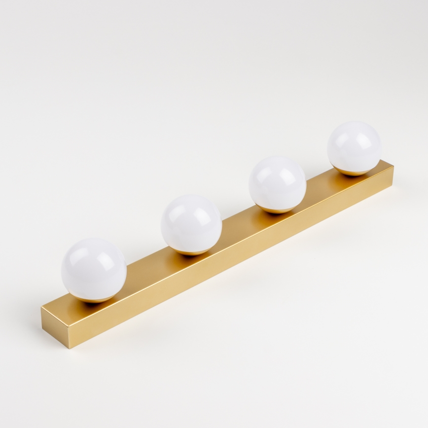 Brilagi - Éclairage LED pour miroir de salle de bains HOLLYWOOD 4xLED/3W/230V 53 cm IP44 doré