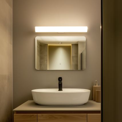 Brilagi - Éclairage LED pour miroir de salle de bains TUBE LED/15W/230V 3000/4000/6500K IP44 chrome brillant