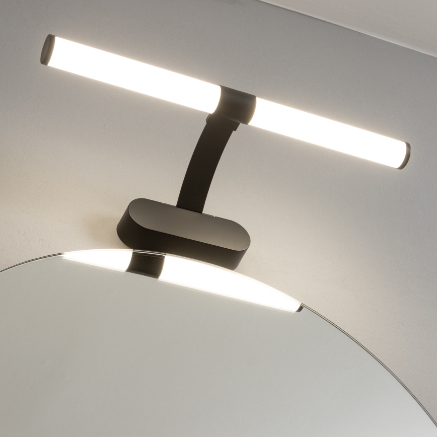 Brilagi - Éclairage LED 2-en-1 pour miroir de salle de bains TUBEO LED/6W/230V 40 cm IP44 noir