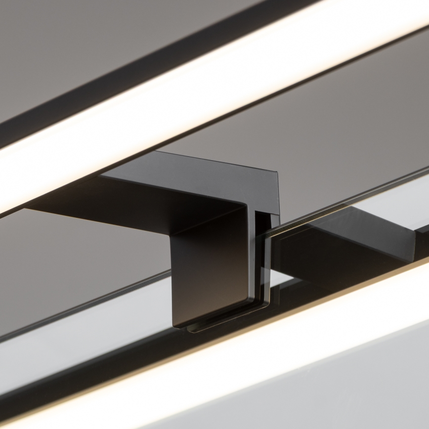 Brilagi - Éclairage LED pour miroir de salle de bains 3-en-1 VESTRA LED/15W/230V 80 cm IP44 noir