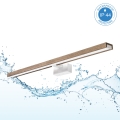 Brilagi - Éclairage LED pour miroir de salle de bains WOODY MIRROR 3 en 1 LED/15W/230V 80 cm IP44 blanc/chêne-noyer