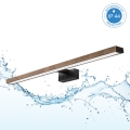 Brilagi - Éclairage LED pour miroir de salle de bains WOODY MIRROR 3 en 1 LED/15W/230V 80 cm IP44 noir/chêne/noyer