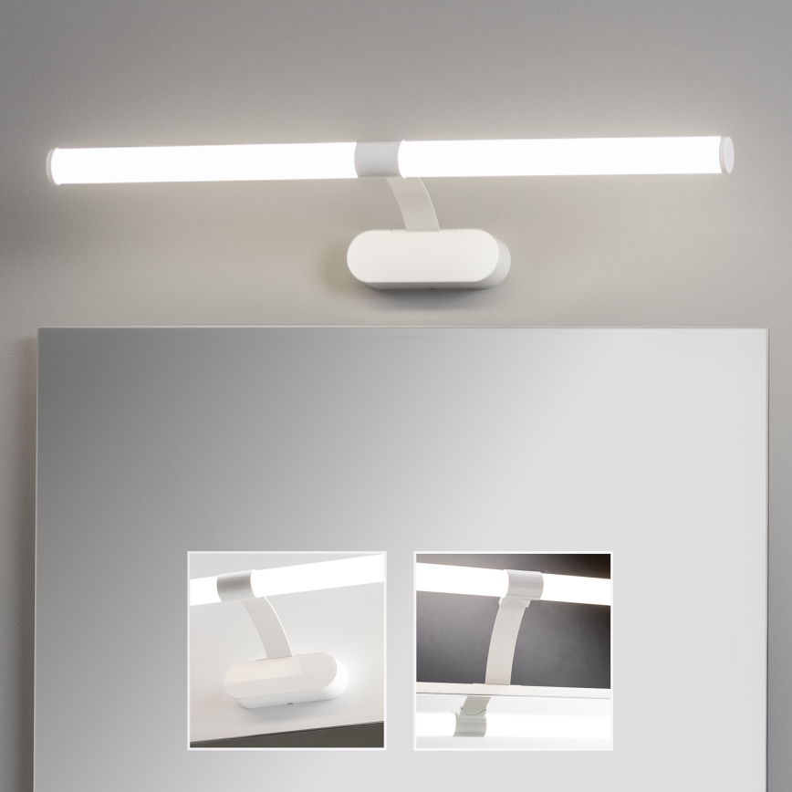 Brilagi - Éclairage miroir 2-en-1 pour salle de bains TUBEO LED/8W/230V 60 cm IP44 blanc