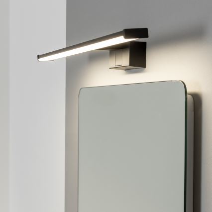 Brilagi - Éclairage LED 3-en-1 pour miroir de salle de bains VESTRA LED/12W/230V 60 cm IP44 noir