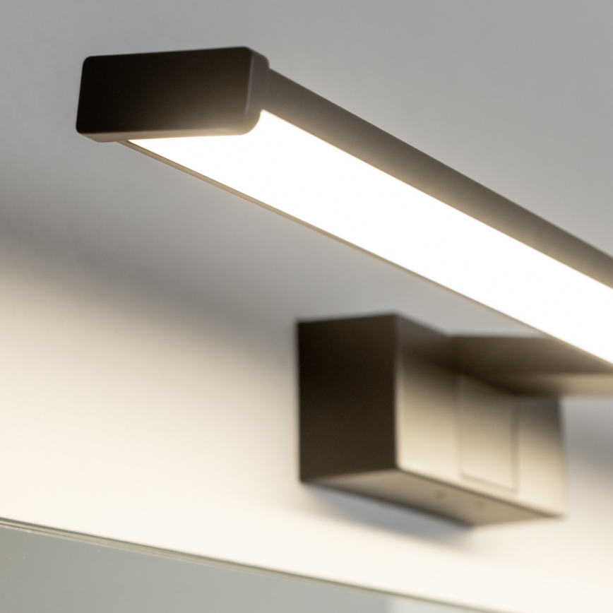 Brilagi - Éclairage LED 3-en-1 pour miroir de salle de bains VESTRA LED/12W/230V 60 cm IP44 noir