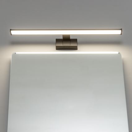 Brilagi - Éclairage LED 3-en-1 pour miroir de salle de bains VESTRA LED/12W/230V 60 cm IP44 noir