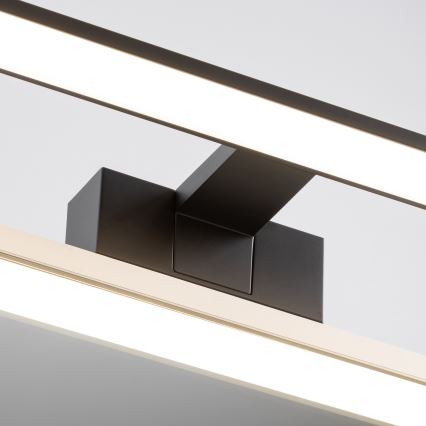 Brilagi - Éclairage LED 3-en-1 pour miroir de salle de bains VESTRA LED/12W/230V 60 cm IP44 noir