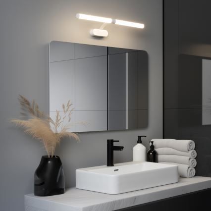 Brilagi - Éclairage miroir 2-en-1 pour salle de bains TUBEO LED/8W/230V 60 cm IP44 blanc
