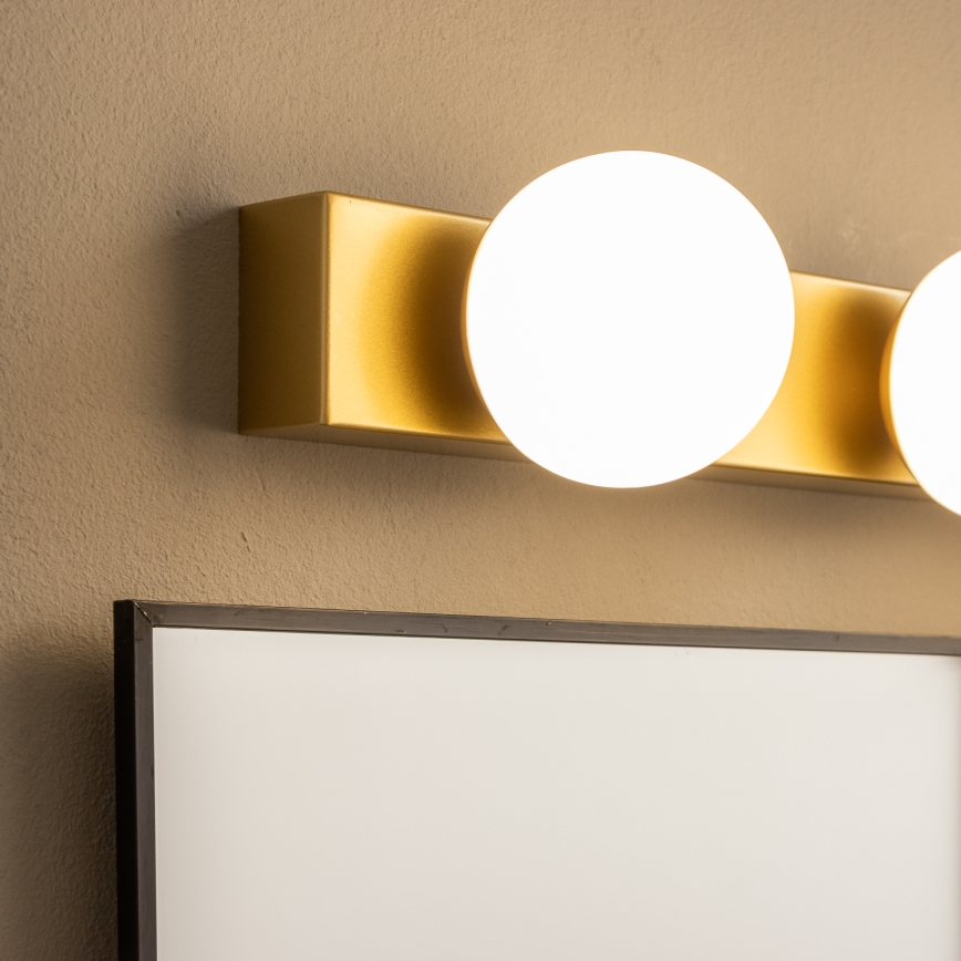 BRILAGI - LOT DE 2 appliques murales LED pour salle de bains HOLLYWOOD 3xLED/3W/230V 39 cm IP44 dorées