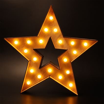 Brilagi - Étoile de Noël LED, 2x piles AA