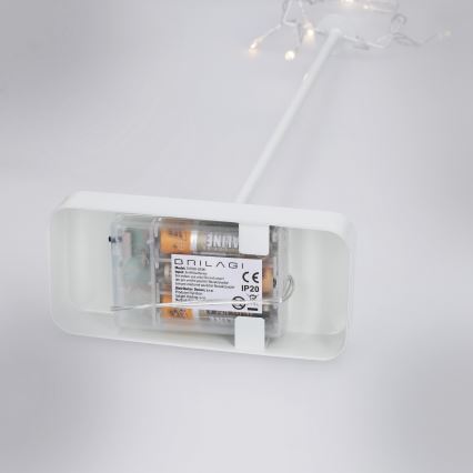 Brilagi - Étoile de Noël LED, 62x40 cm, alimentée par 3xAA