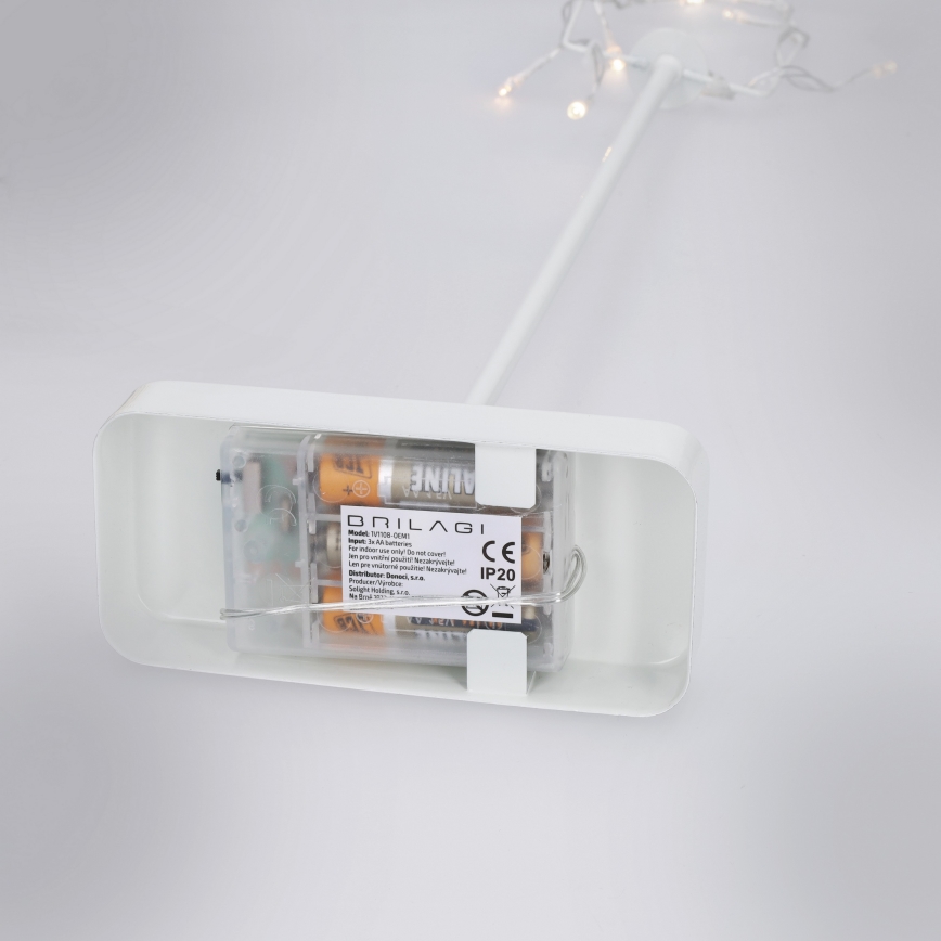 Brilagi - Étoile de Noël LED, 62x40 cm, alimentée par 3xAA