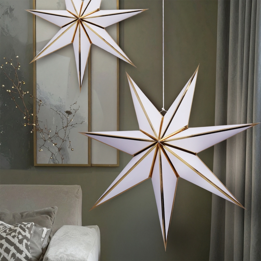 Brilagi - Étoile LED de Noël 70 cm, alimentée par 2 piles AA