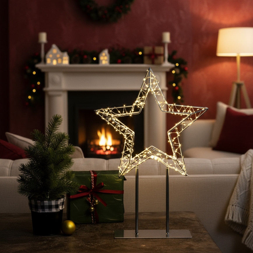 Brilagi - Étoile LED de Noël extérieure 3,6W/230V IP44 44x30 cm