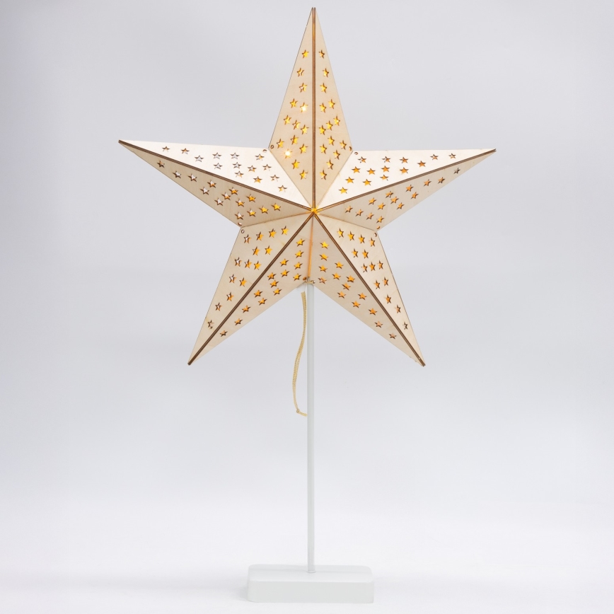 Brilagi - Étoile LED décorative de Noël (3xAA)