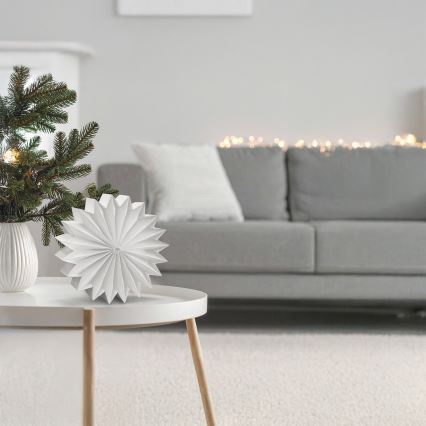 Brilagi - Flocon LED de Noël 30 cm (2x AA)