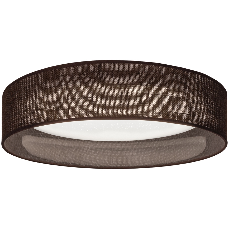Brilagi - Plafonnier LED dimmable VELVET SMARTIX STARS LED/36W/230V 3000-6000K Ø 55 cm marron Wi-Fi Tuya Beacon + télécommande