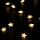 Brilagi - Guirlande de Noël à LED 40xLED/3xAA 1,8m blanc chaud étoiles