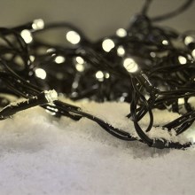 Brilagi - Guirlande de Noël extérieure à LED 500xLED/8 fonctions 55m IP44 blanc chaud