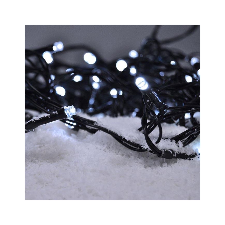 Brilagi - Guirlande de Noël extérieure à LED 500xLED/8 fonctions 55m IP44 blanc froid