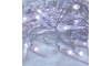 Brilagi - Guirlande de Noël extérieure LED 50xLED/8 fonctions/3xAA 8m IP44 blanc froid