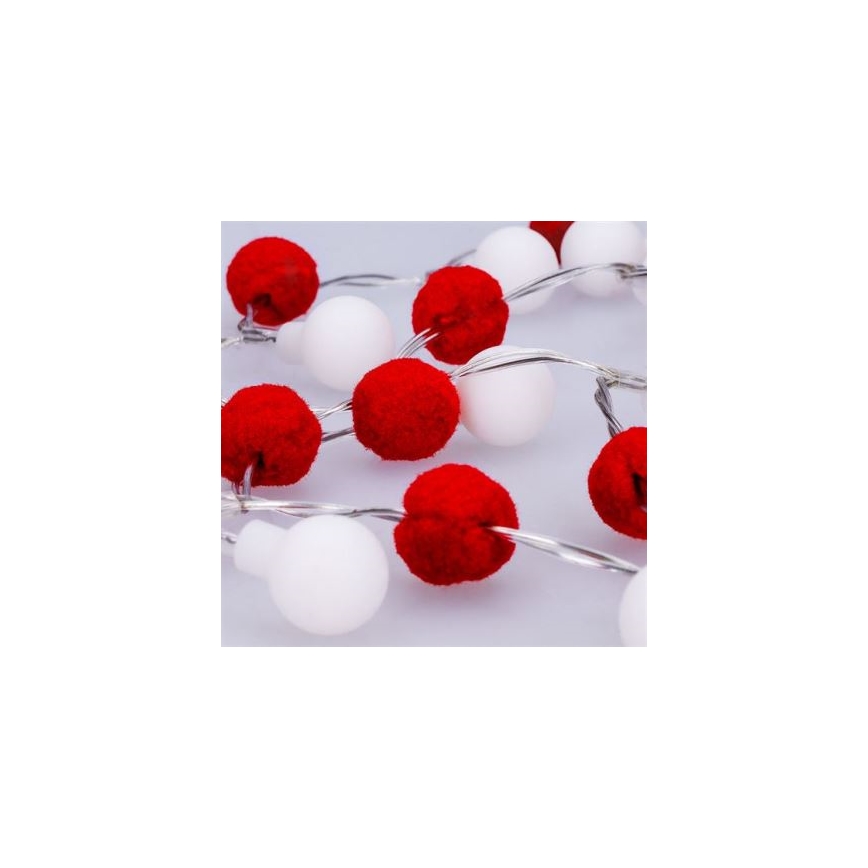 Brilagi - Guirlande de Noël LED 20xLED/2xAA 1,8m blanc chaud