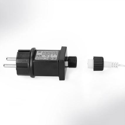 Brilagi - Guirlande LED de Noël extérieure 200 LED / 8 fonctions, 13 m, IP44, blanc chaud, effet glaçons