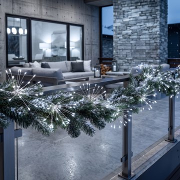 BRILAGI - Guirlande de Noël LED d'extérieur 300xLED 7m IP44 blanc froid effet feu d'artifice