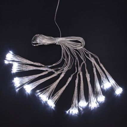 BRILAGI - Guirlande de Noël LED d'extérieur 300xLED 7m IP44 blanc froid effet feu d'artifice
