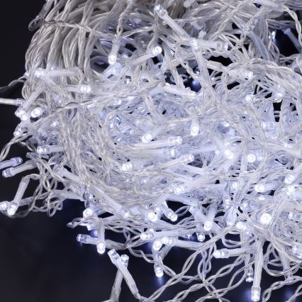 Brilagi - Guirlande de Noël LED d'extérieur 400xLED/8 fonctions 23m IP44 blanc froid
