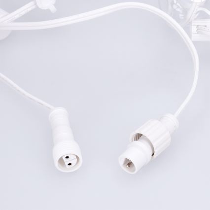 Brilagi - Guirlande lumineuse LED décorative d'extérieur GIRLANDA 25xE12/0,8W/230V 20m blanche IP44 blanc chaud
