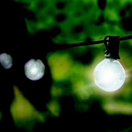 Brilagi - Guirlande LED décorative d'extérieur GIRLANDA 25xE12/0,8W/24V 20m IP44 blanc froid