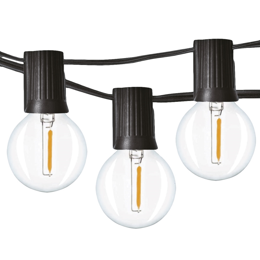 Brilagi - Guirlande LED décorative d'extérieur GIRLANDA 25xE12/0,8W/24V 20m IP44 blanc froid