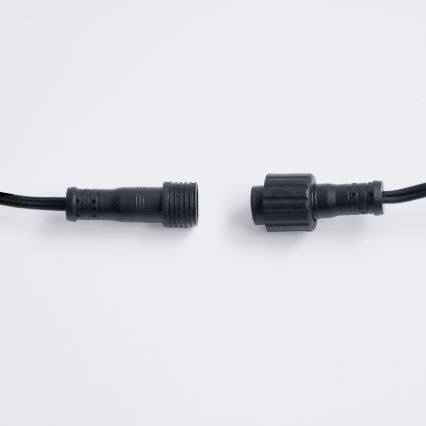 Brilagi - Guirlande décorative LED d'extérieur GIRLANDA 10xE12/0,6W/230V 8m noire IP44 blanc chaud