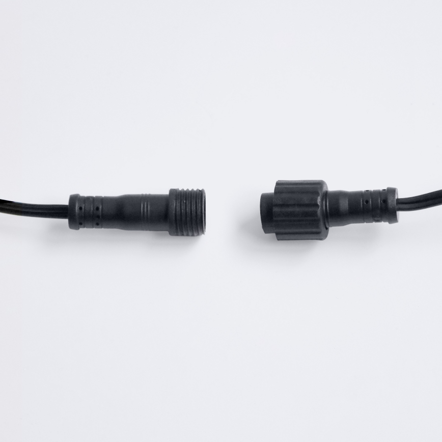 Brilagi - Guirlande décorative LED d'extérieur GIRLANDA 10xE12/0,6W/230V 8m noire IP44 blanc chaud