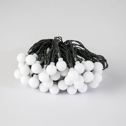 Brilagi - Guirlande décorative solaire LED BUBBLE 50 LED/8 fonctions, 7 m, IP65, blanc chaud, 600 mAh