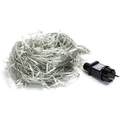 Brilagi - Guirlande LED de Noël extérieure 400xLED/8 fonctions 23x0,6m IP44 blanc chaud