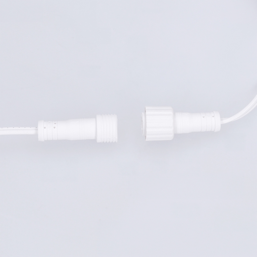 Brilagi - Guirlande LED décorative d'extérieur GIRLANDA 10xE12/0,6W/230V 8m blanche IP44 blanc chaud