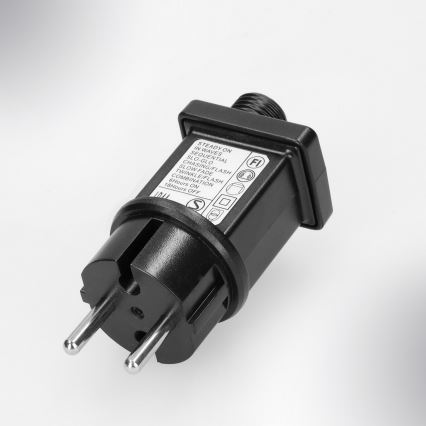 Brilagi - Guirlande LED d'extérieur 200 LED / 8 fonctions, 13 m, IP44, blanc chaud, ampoules en forme de glaçons