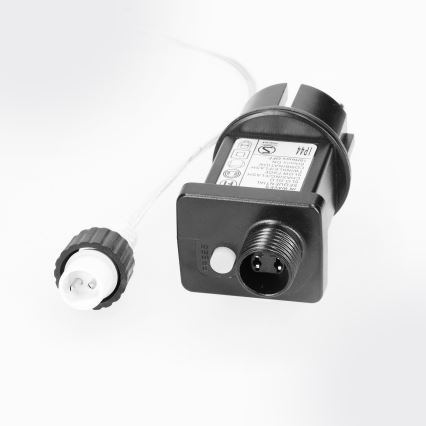 Brilagi - Guirlande LED d'extérieur 200 LED / 8 fonctions, 13 m, IP44, blanc chaud, ampoules en forme de glaçons